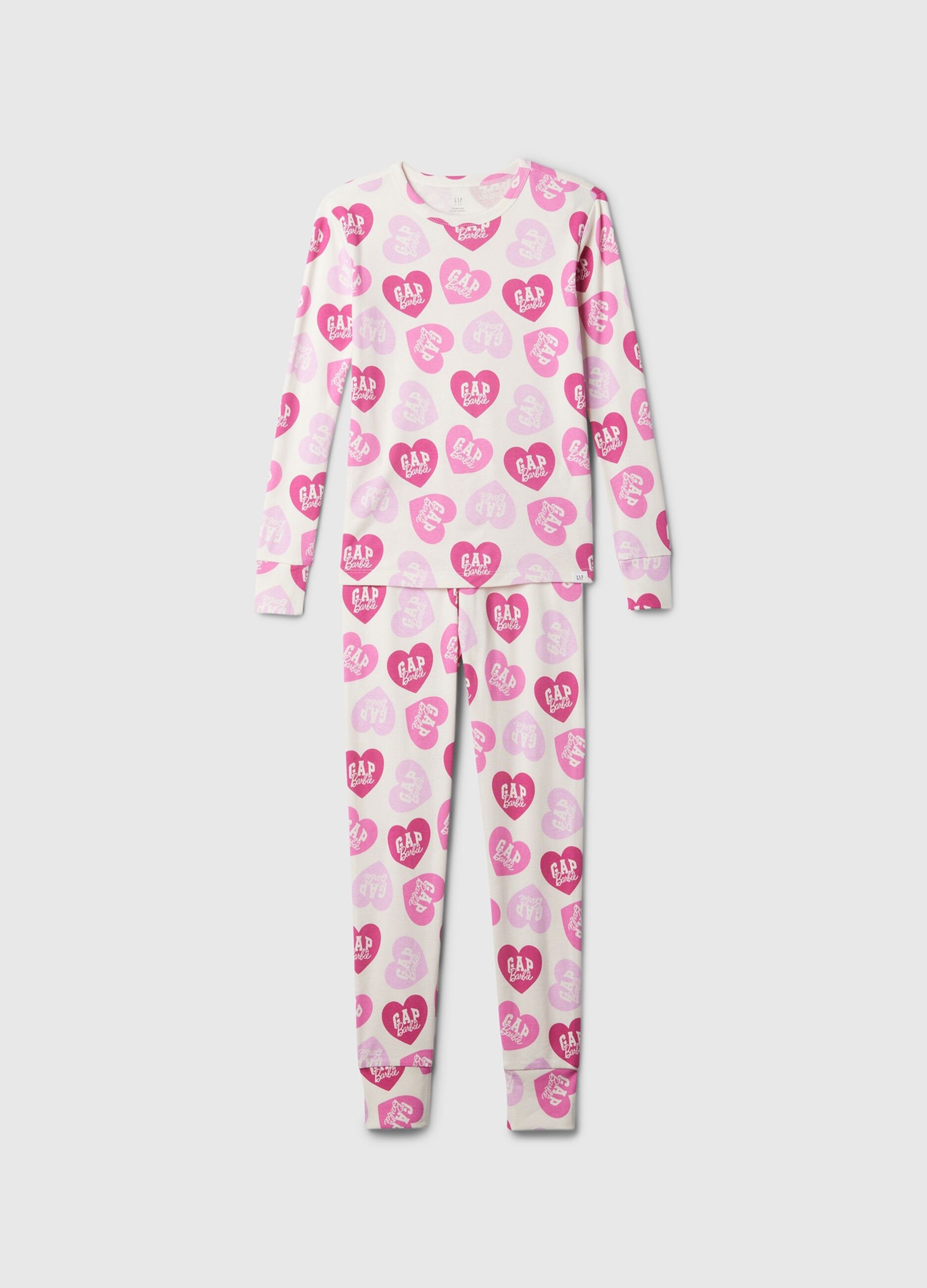 Gap for Barbie&trade; long pyjamas with hearts print