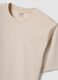 T-shirt beige in puro cotone organico jersey regular fit_2
