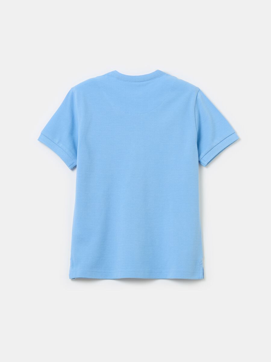 Camiseta de algodón texturado con bolsillo_1