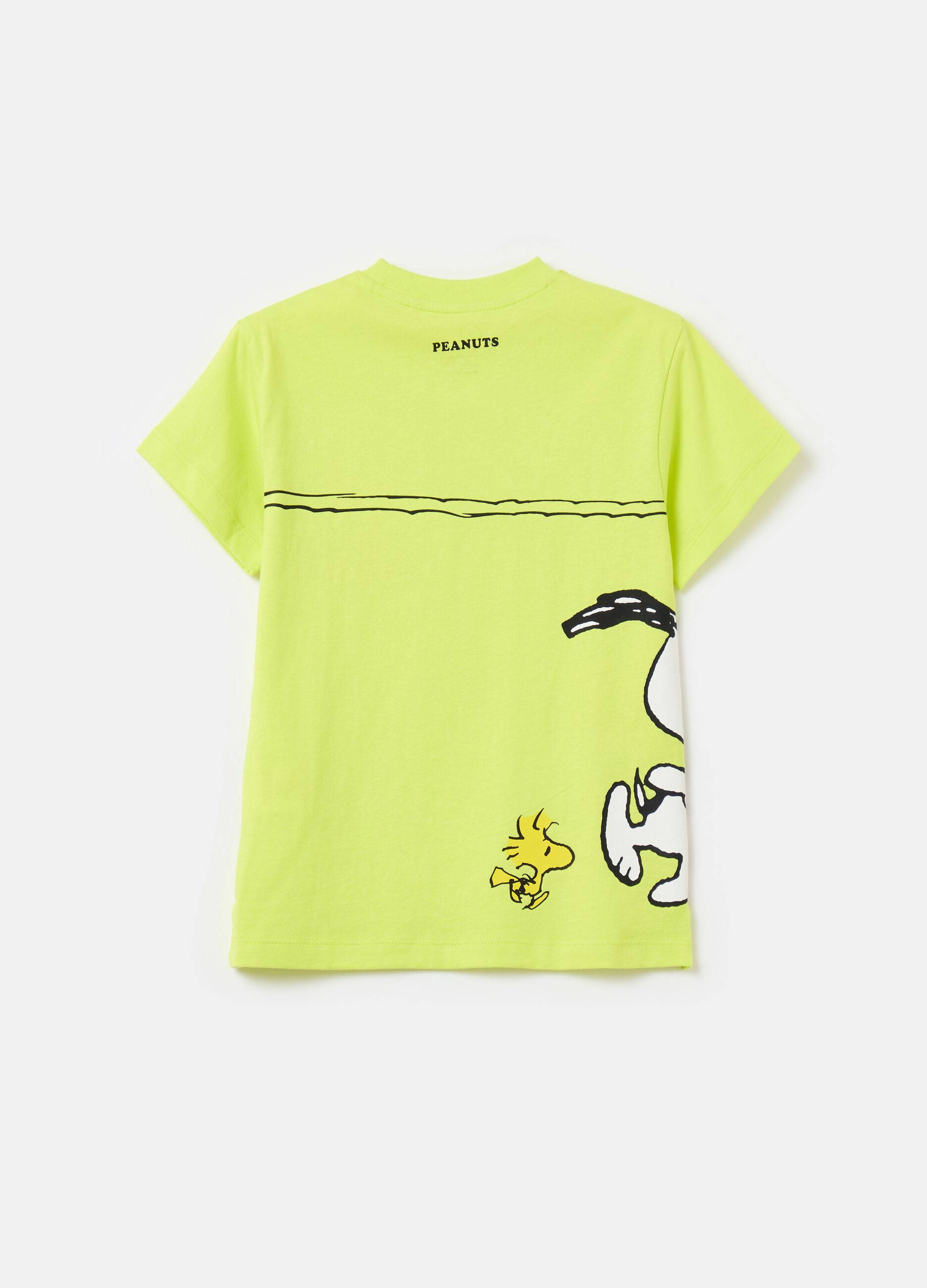 Organic cotton T-shirt with Snoopy print