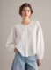 White pure cotton regular-fit shirt with broderie anglaise inserts_1