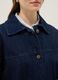 Blue regular fit pure cotton denim jacket with pockets_3