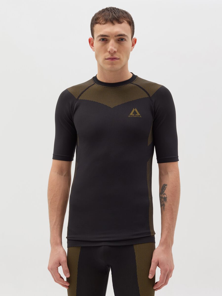 Altavia by Deborah Compagnoni seamless thermal T-shirt_0