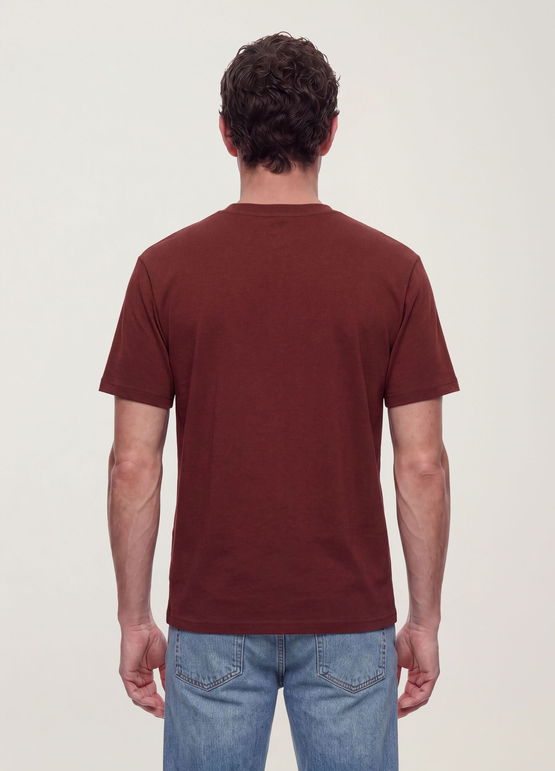 &Kappa;ό&kappa;&kappa;&iota;&nu;&omicron; &kappa;&omicron;&nu;&tau;&omicron;&mu;ά&nu;&iota;&kappa;&omicron; T-shirt &alpha;&pi;ό 100% &beta;&alpha;&mu;&beta;ά&kappa;&iota;, relaxed &epsilon;&phi;&alpha;&rho;&mu;&omicron;&gamma;ή