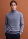Grey marl pure wool roll-neck jumper, regular fit_2