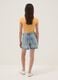 Blaue Denim-Shorts aus reiner Baumwolle f&uuml;r M&auml;dchen, Straight Fit_1