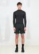 Black Technical Mock-Neck Longsleeve_2