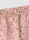 Pink floral stretch cotton leggings_2