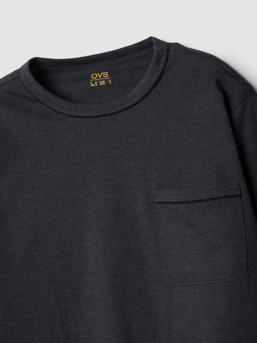 Grey organic cotton crew-neck pyjamas_5