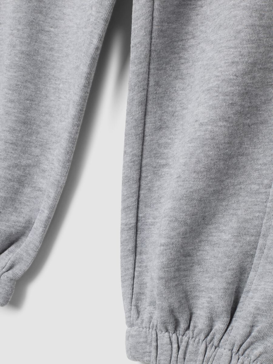Grey jogger trousers in pure organic cotton_2