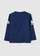 Camiseta azul infantil de algod&atilde;o puro regular fit com estampa_1