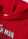 Red oversized cotton-blend hoodie with Spider-Man print for boys_2