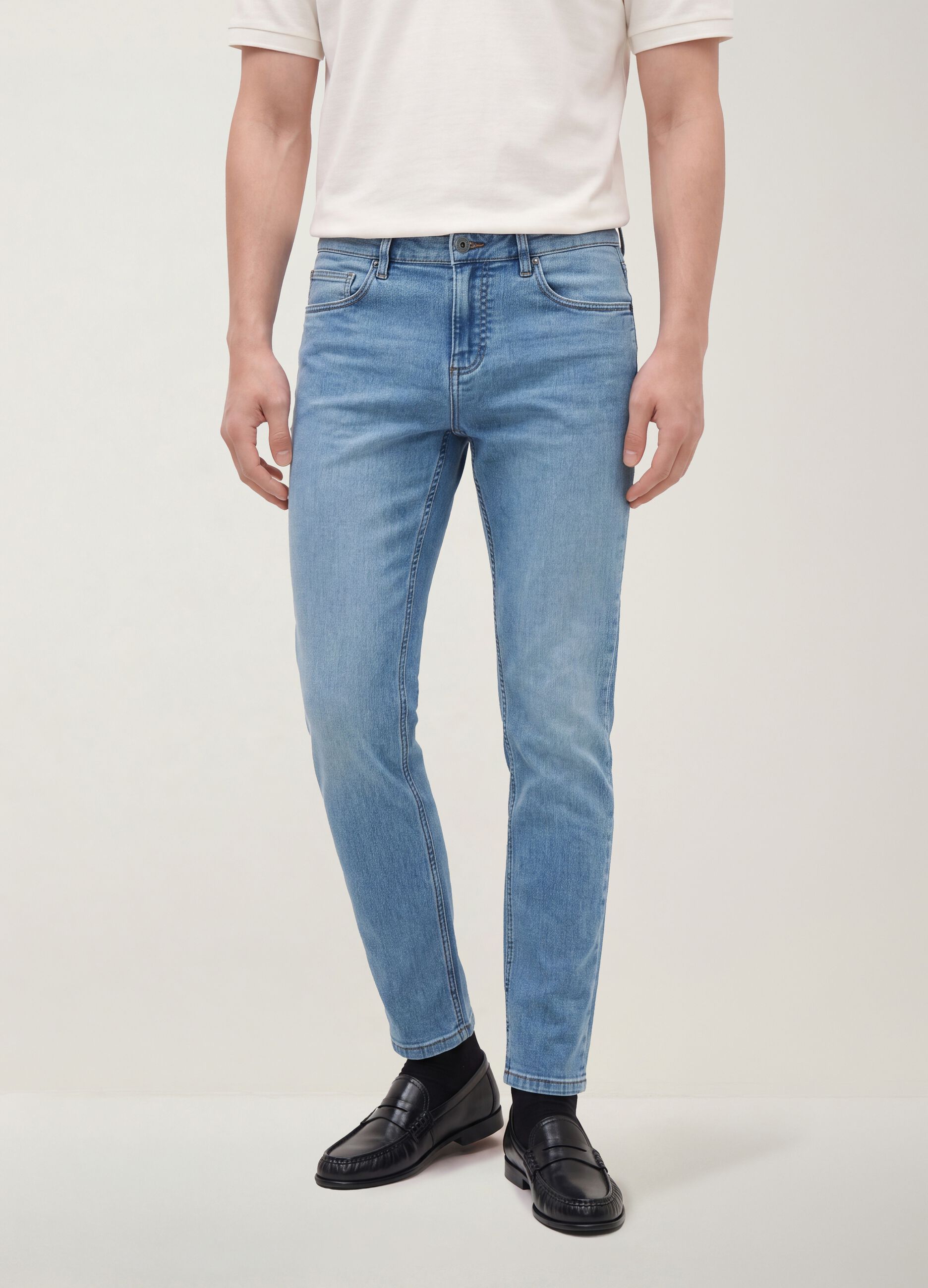 Skinny Fit Jeans aus Stretch-Baumwolldenim