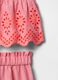 Besticktes Rosa-Set mit R&uuml;schen_2