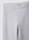 Girls' grey slim-fit stretch organic cotton trousers_5