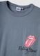 Grey regular fit pure cotton T-shirt with Rolling Stones print_5