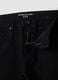 Schwarze Denim-Jeans aus reiner Baumwolle, Relaxed Fit_1