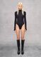 Mock-Neck Bodysuit Black_4