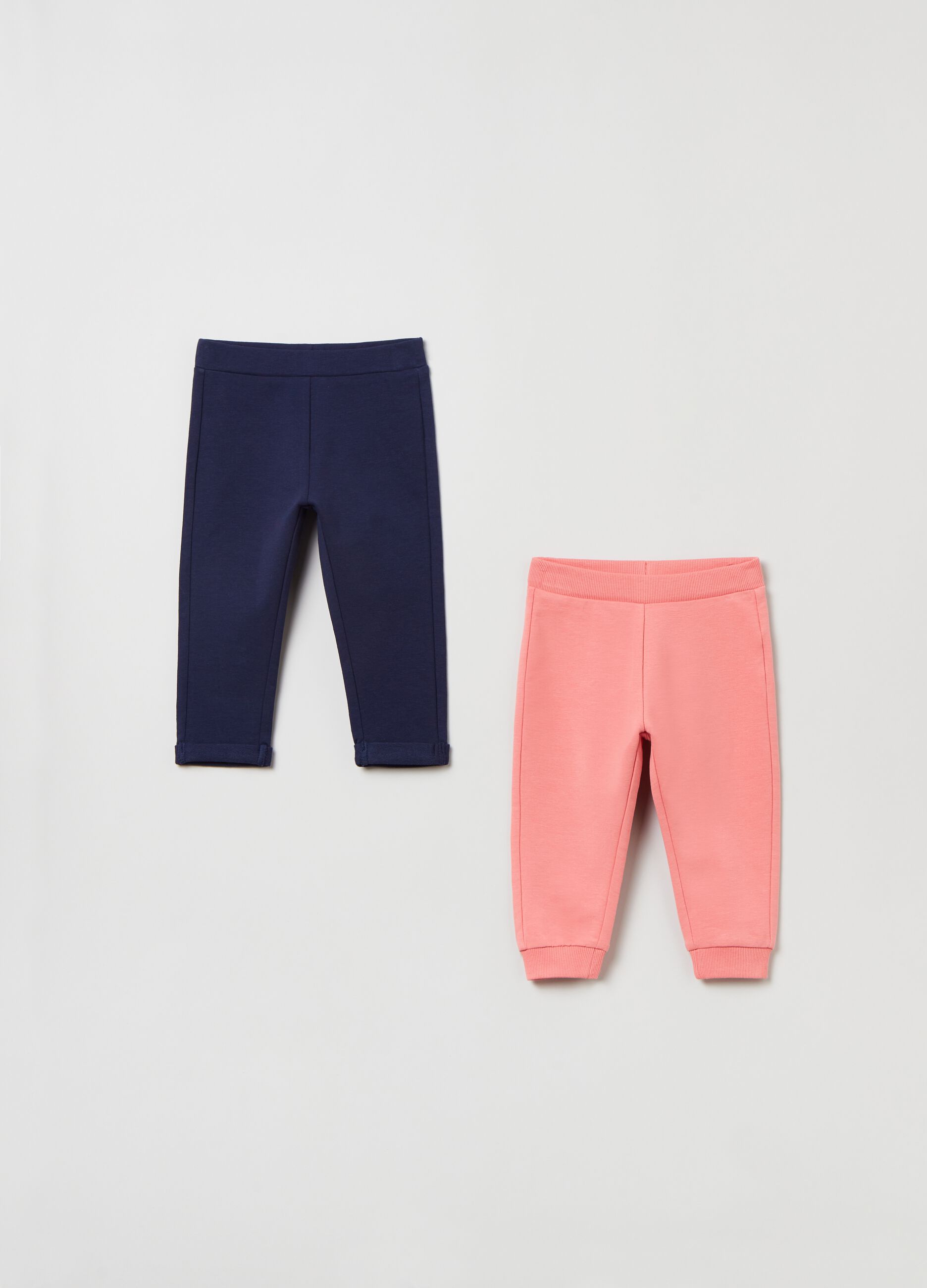 Two-pack fleece joggers_0