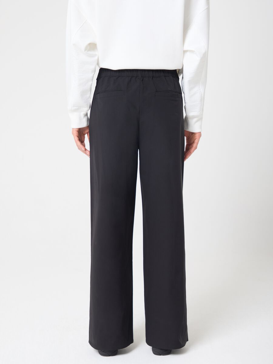 ALTAVIA STUDIO technical fabric wide-leg trousers_2
