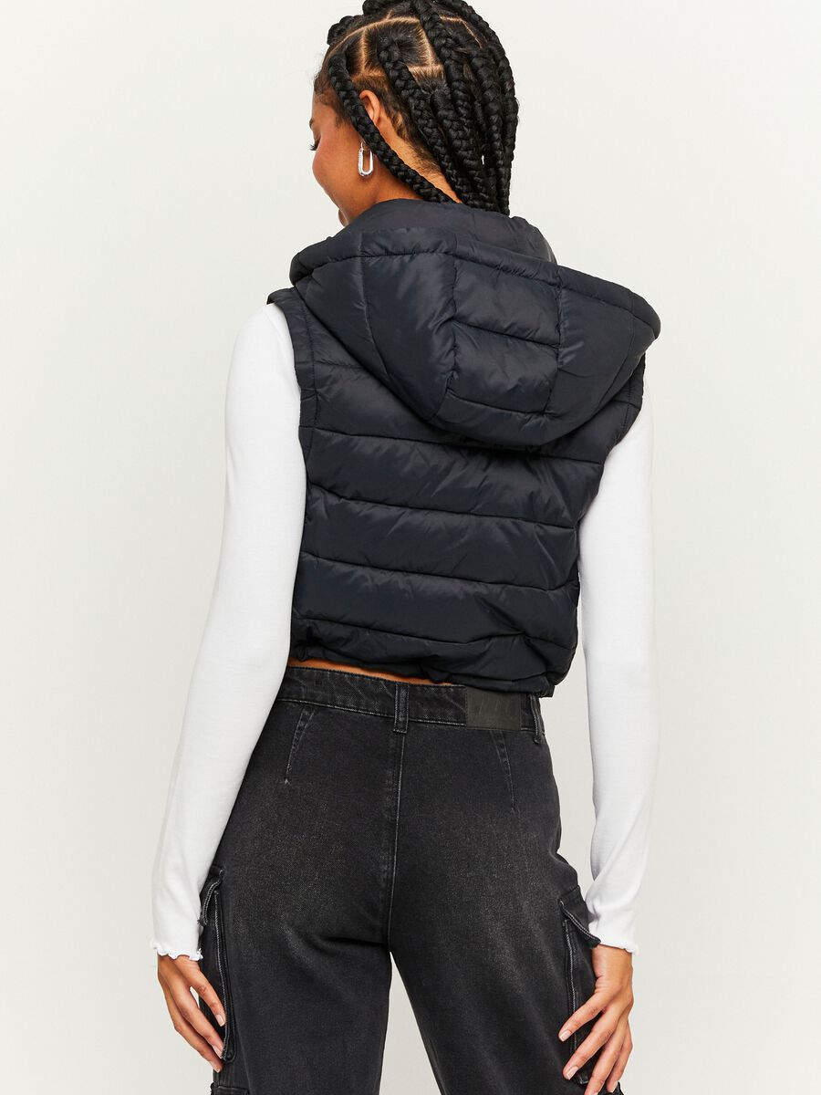 Quilted gilet with drawstring_2