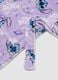 Roup&atilde;o roxo lil&aacute;s com capuz e estampado do Stitch_2