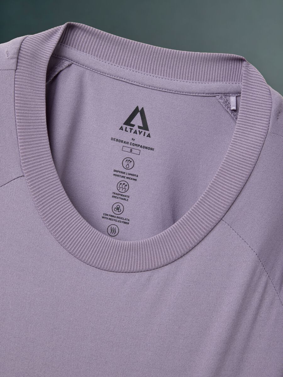 Technical T-shirt with mesh inserts ALTAVIA WITH DEBORAH COMPAGNONI_5