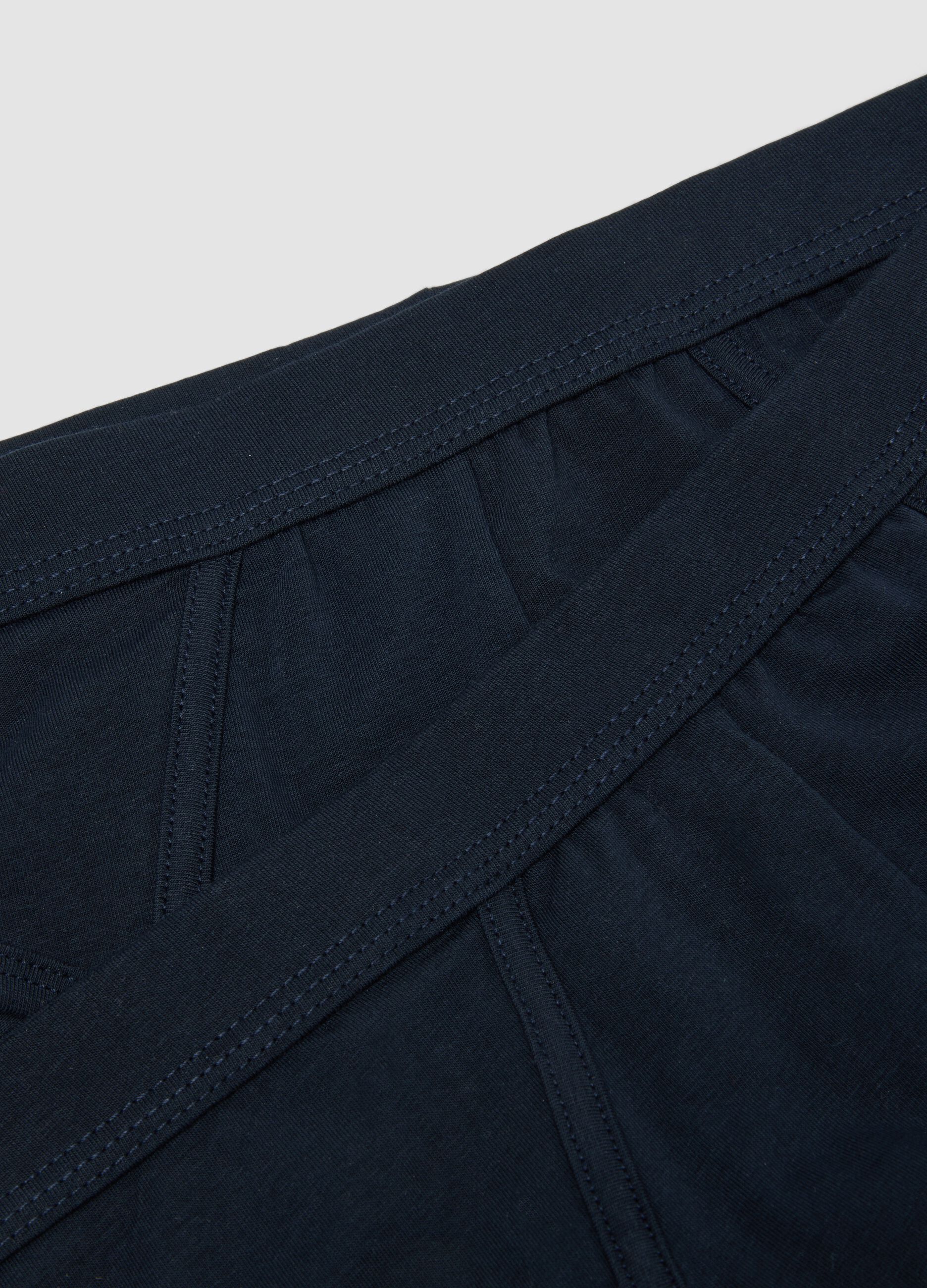 2-pack of blue stretch Supima cotton briefs