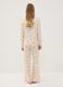 Cream-white stretch fabric crew-neck pyjamas_3