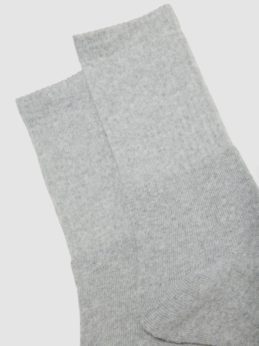 3er-Pack graue Sportsocken aus Stretch-Baumwolle_1