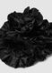 Scrunchie nero arricciato effetto satinato_1