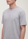 Grey pure cotton crew-neck T-shirt, relaxed fit_4