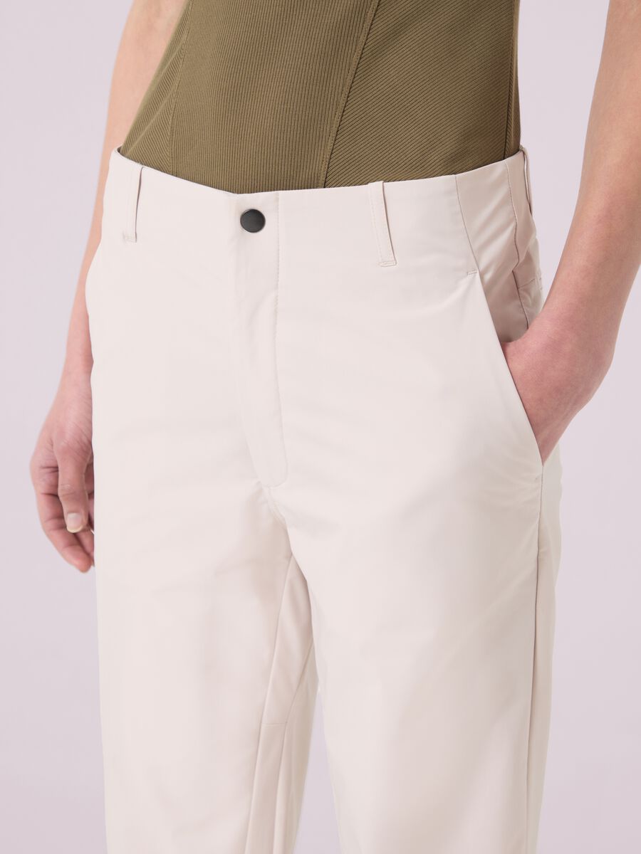 Straight Trousers in Technical Fabric ALTAVIA STUDIO_3