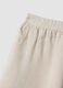 Beige Hose aus reinem Leinen in Regular Fit_5