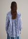 Camisa azul cielo de algod&oacute;n puro ajuste regular con motivo floral_3