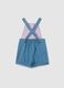 Denim dungarees with bows application_1