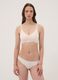 Rosa BH aus Stretchmaterial mit herausnehmbaren Einlagen_1