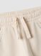 Beige pure cotton joggers_2