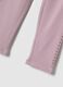 Leggings rosa ajustados de algod&oacute;n el&aacute;stico para ni&ntilde;as_3