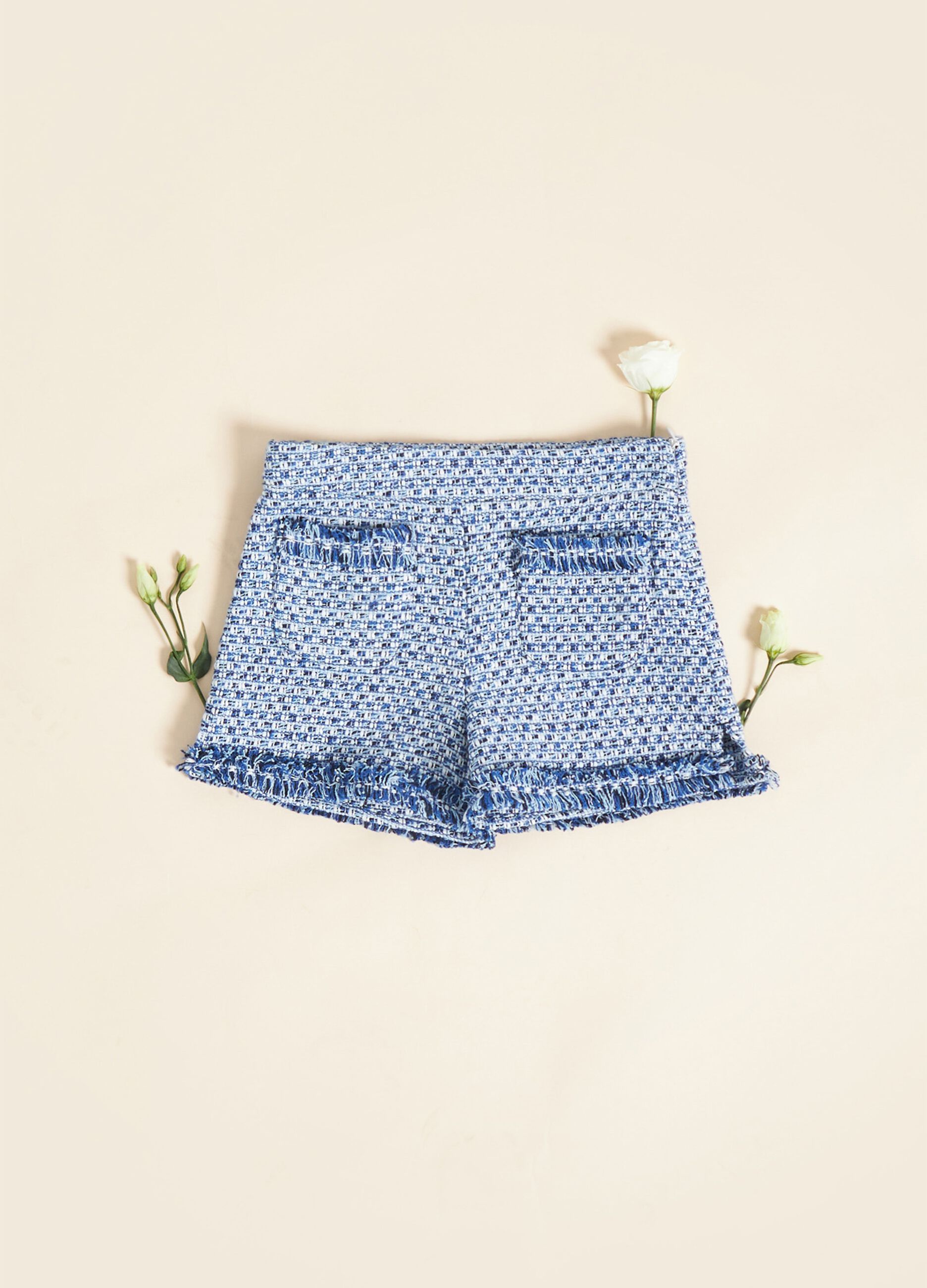 IANA shorts in Chanel-effect fabric