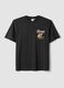 Graues Peanuts T-Shirt aus reiner Baumwolle mit Print, Relaxed Fit_4
