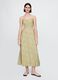 Langes Kleid mit buntem Blumenmuster_0