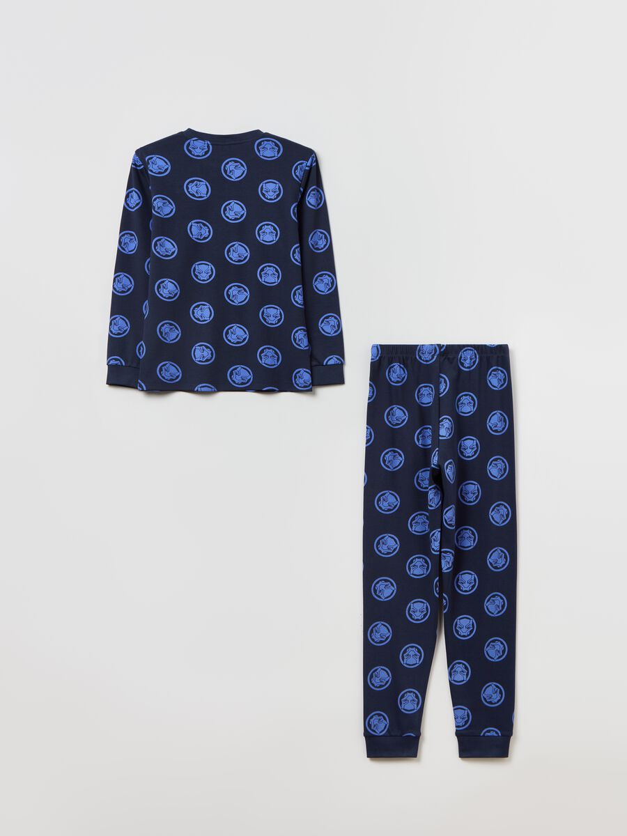 Cotton pyjamas with Black Panther print_1