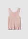 Fitted-Top in Rosa aus Viskosemix_0