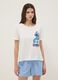 White and light blue short pure cotton pyjamas with Stitch print_3
