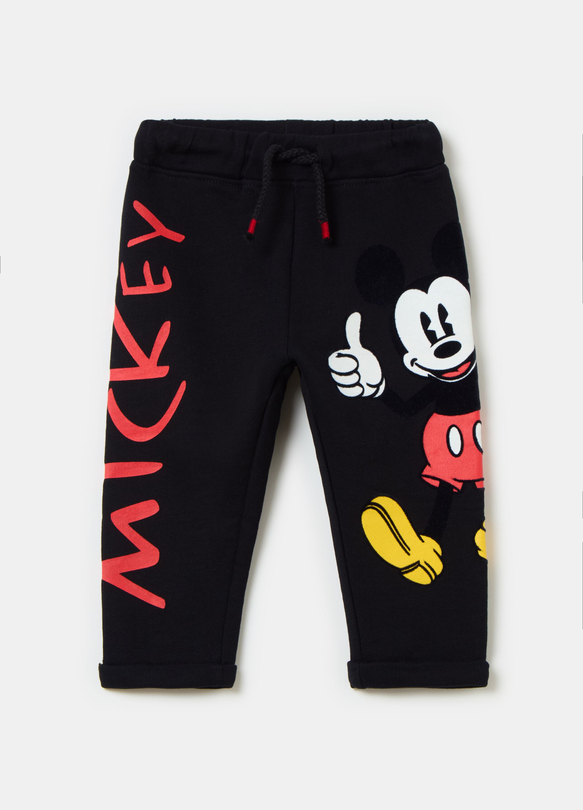 Joggers in French Terry with Mickey Mouse print