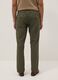 Green linen and cotton blend regular-fit chino trousers_2