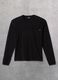 Black Knit Long-Sleeve T-Shirt_5