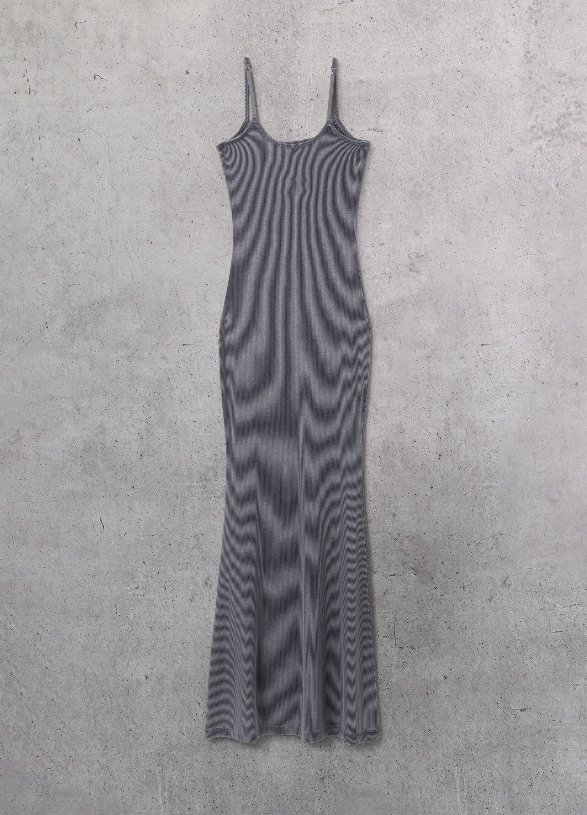 Vintage Grey Long Dress
