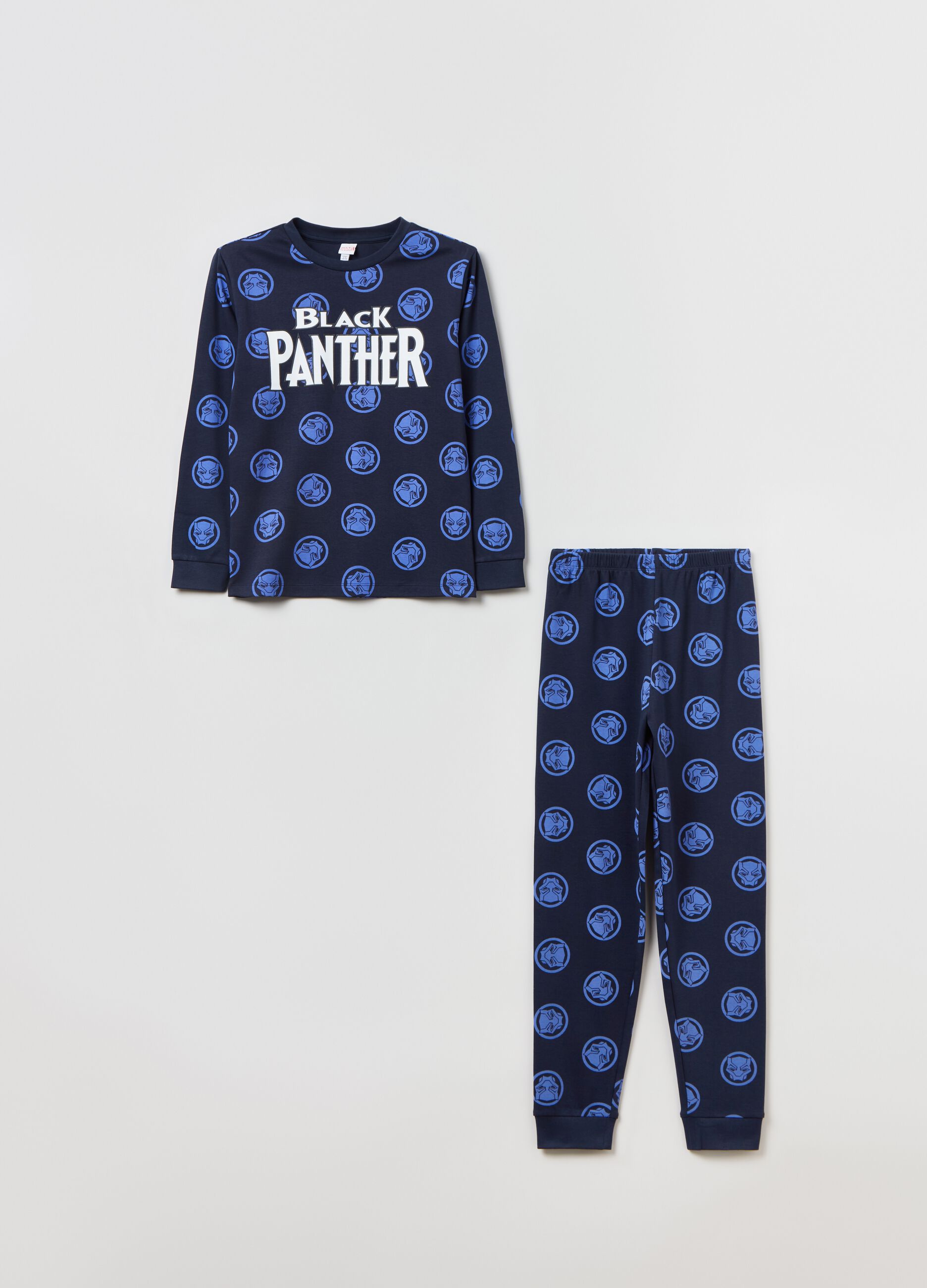 Cotton pyjamas with Black Panther print_0